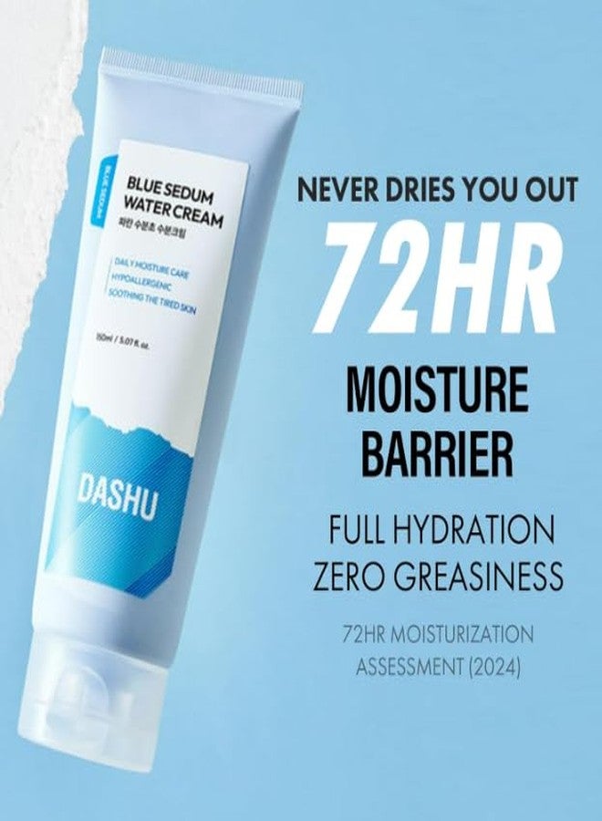 داشو كريم داشو بلو سيدوم المائي | كريم مرطب للوجه بتركيبة مائية، يحتوي على 8 أنواع من حمض الهيالورونيك | لوشن للرجال 150 مل - Image 2